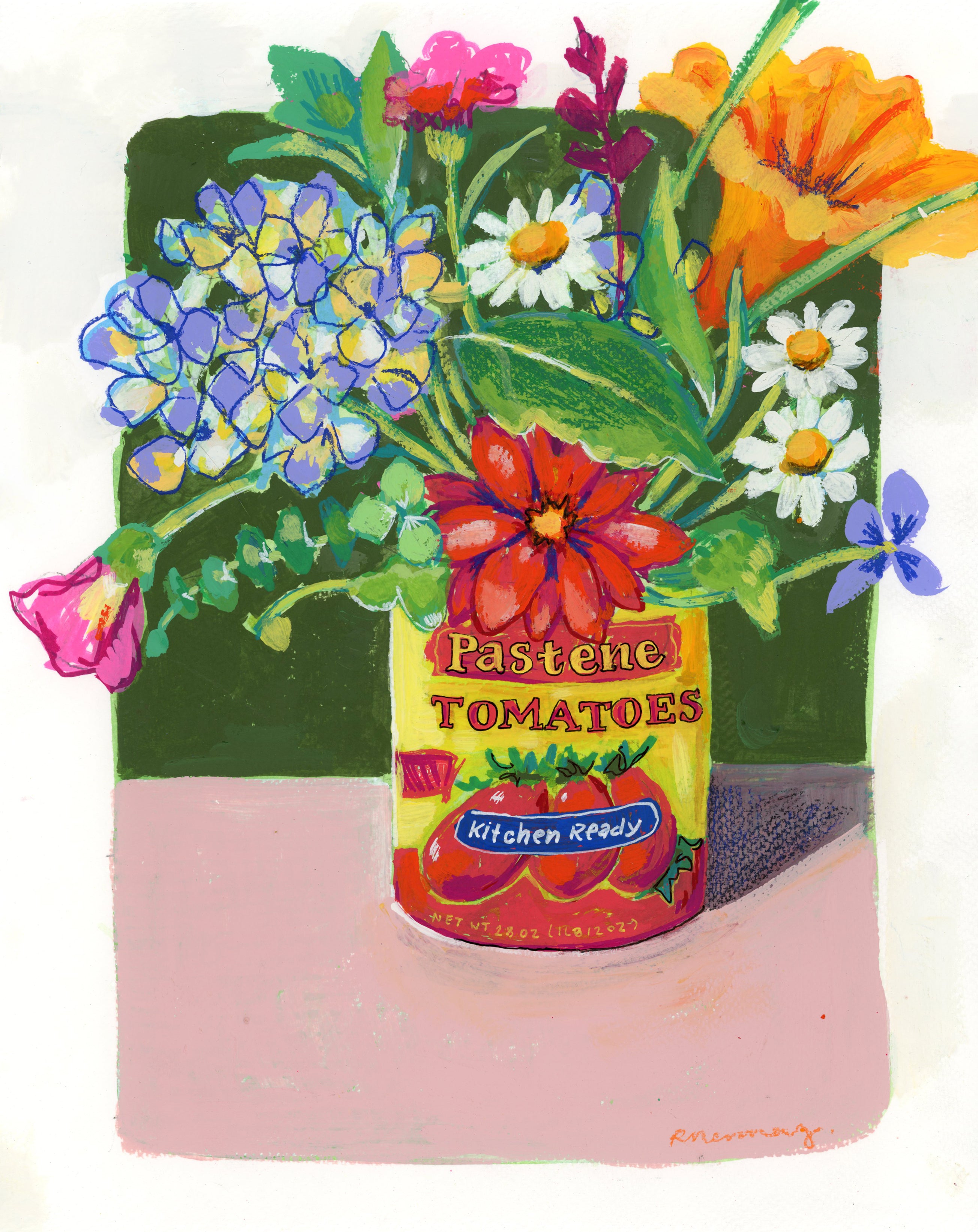 Kitchen Wildflowers Fine Art Print