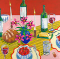 Girl Dinner Fine Art Print