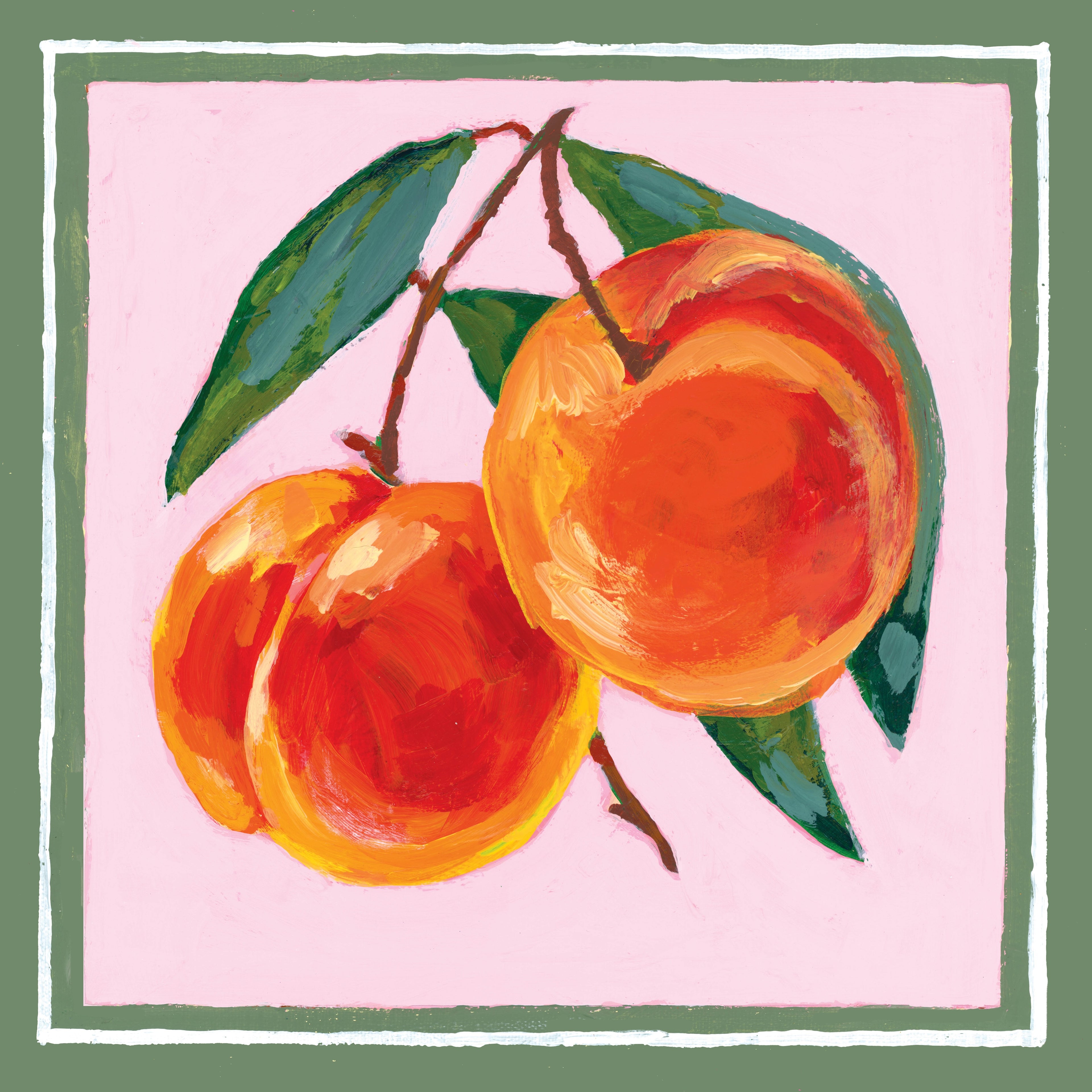Fresh Picked Peaches Fine Art Print