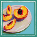 Sliced Peaches Fine Art Print