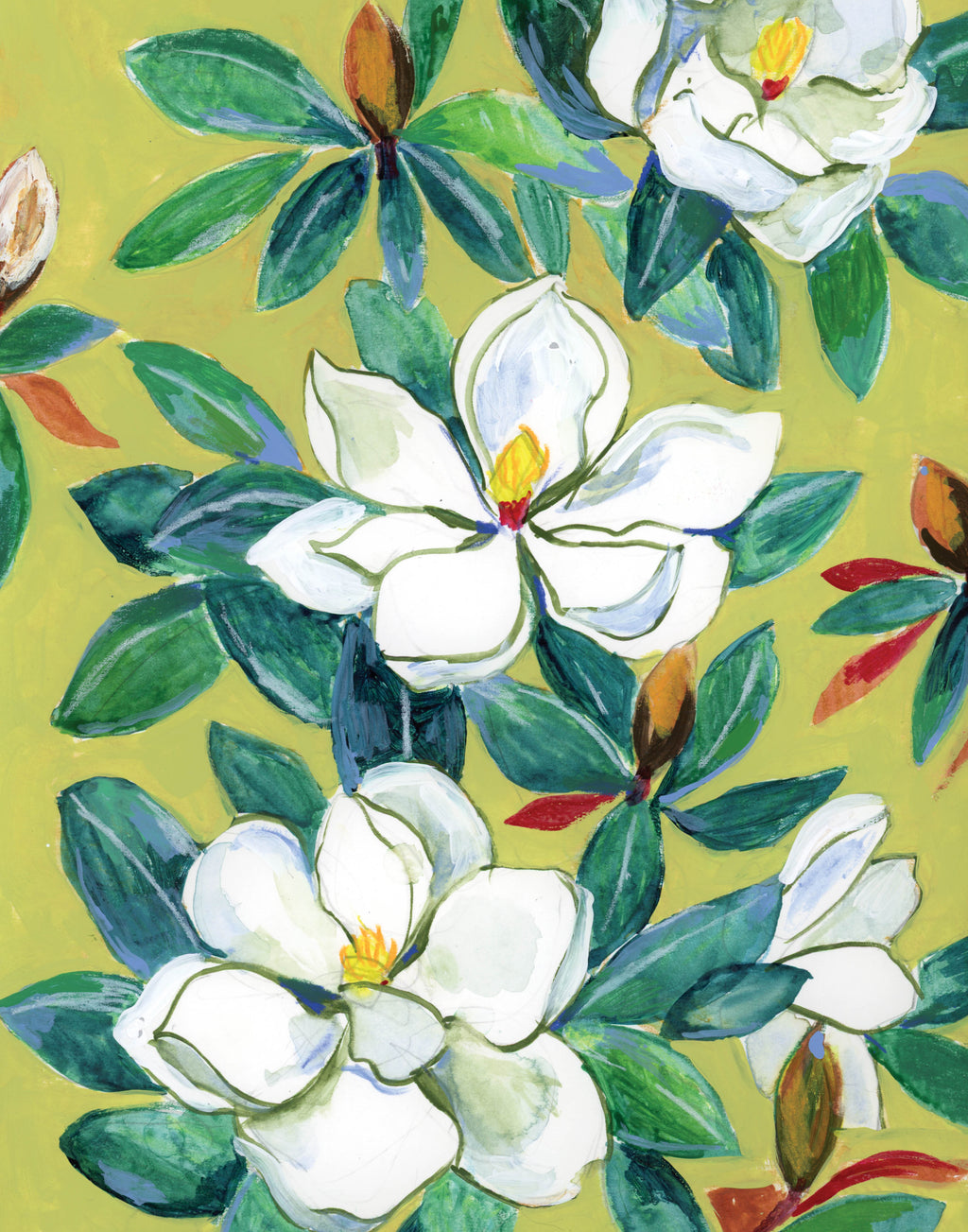 Paper Magnolias Fine Art Print